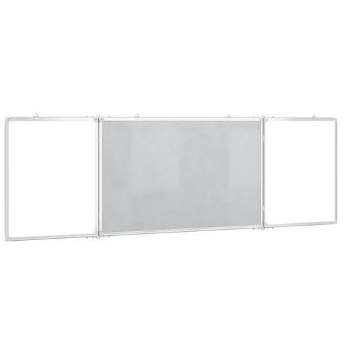 VidaXL Whiteboard 160x40x1.7cm Magnetic Office by vidaXL