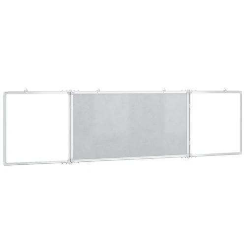 vidaXL Whiteboard 160x40x1.7cm Magnetic Office - Whiteboard