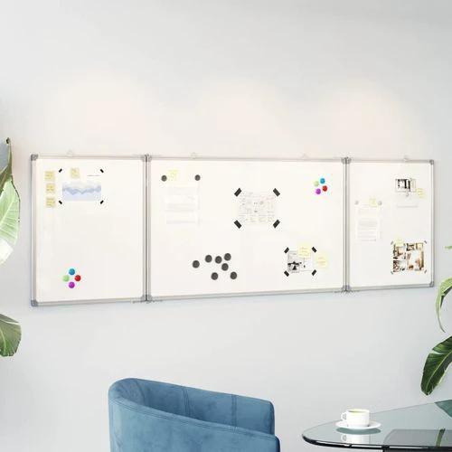 vidaXL Whiteboard 160x40x1.7cm Magnetic Office - Whiteboard