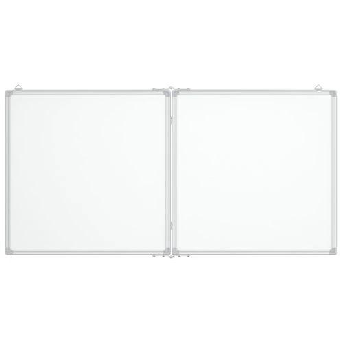 vidaXL Whiteboard 80x80x1.7 cm Magnetic For Home by vidaXL