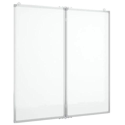 vidaXL Whiteboard 80x80x1.7 cm Magnetic For Home by vidaXL