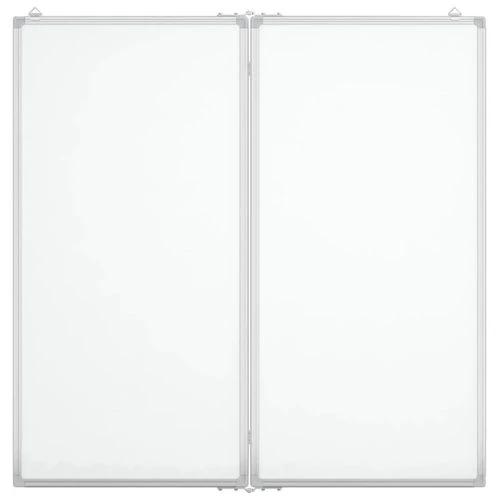 vidaXL Whiteboard 80x80x1.7 cm Magnetic For Home - Whiteboard