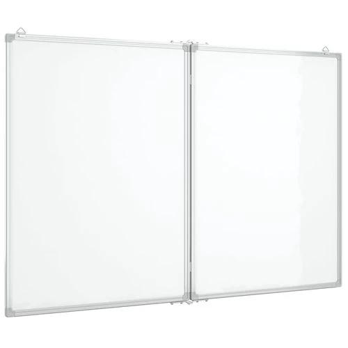 vidaXL Whiteboard 80x80x1.7 cm Magnetic For Home - Whiteboard