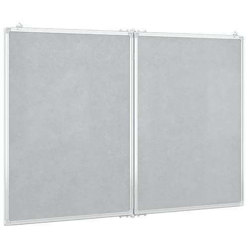 vidaXL Whiteboard 80x80x1.7 cm Magnetic For Home - Whiteboard