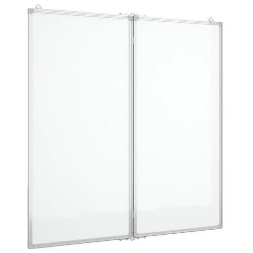 vidaXL Whiteboard 80x80x1.7 cm Magnetic For Home - Whiteboard