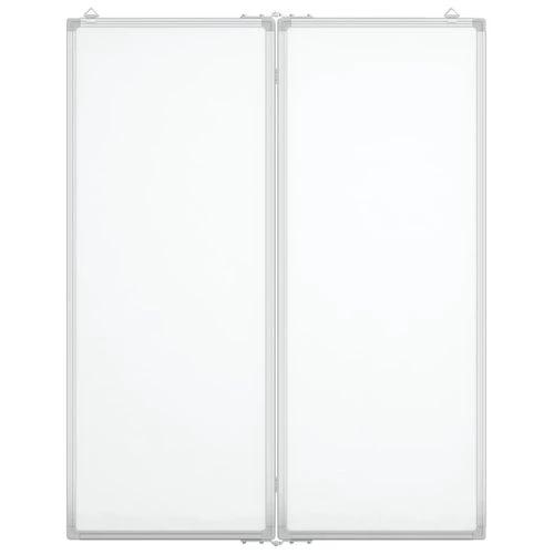 vidaXL Whiteboard 80x80x1.7 cm Magnetic For Home - Whiteboard