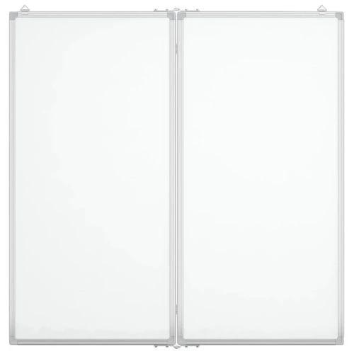 vidaXL Whiteboard 80x80x1.7 cm Magnetic For Home - Whiteboard