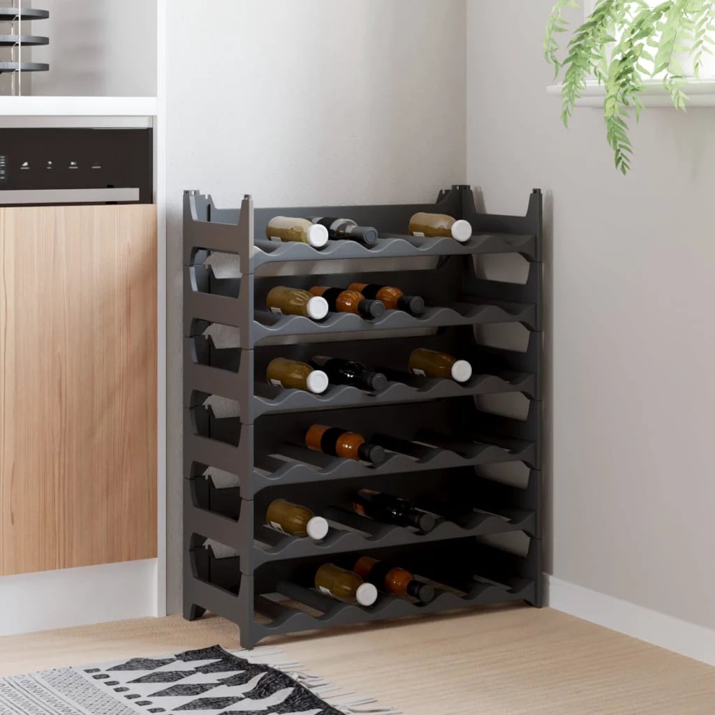 vidaXL Wine Rack for 36 Bottles PP Stackable by vidaXL