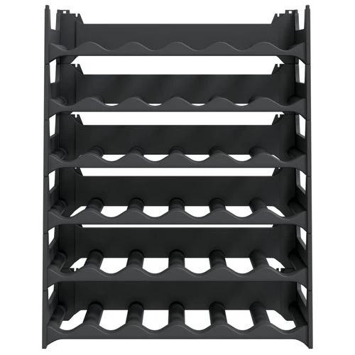 vidaXL Wine Rack for 36 Bottles PP Stackable by vidaXL