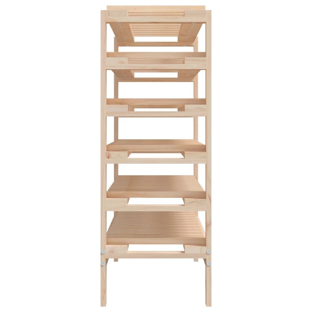 vidaXL Wine Rack 109.5x30x107.5 cm Solid Wood Pine - Wine Rack