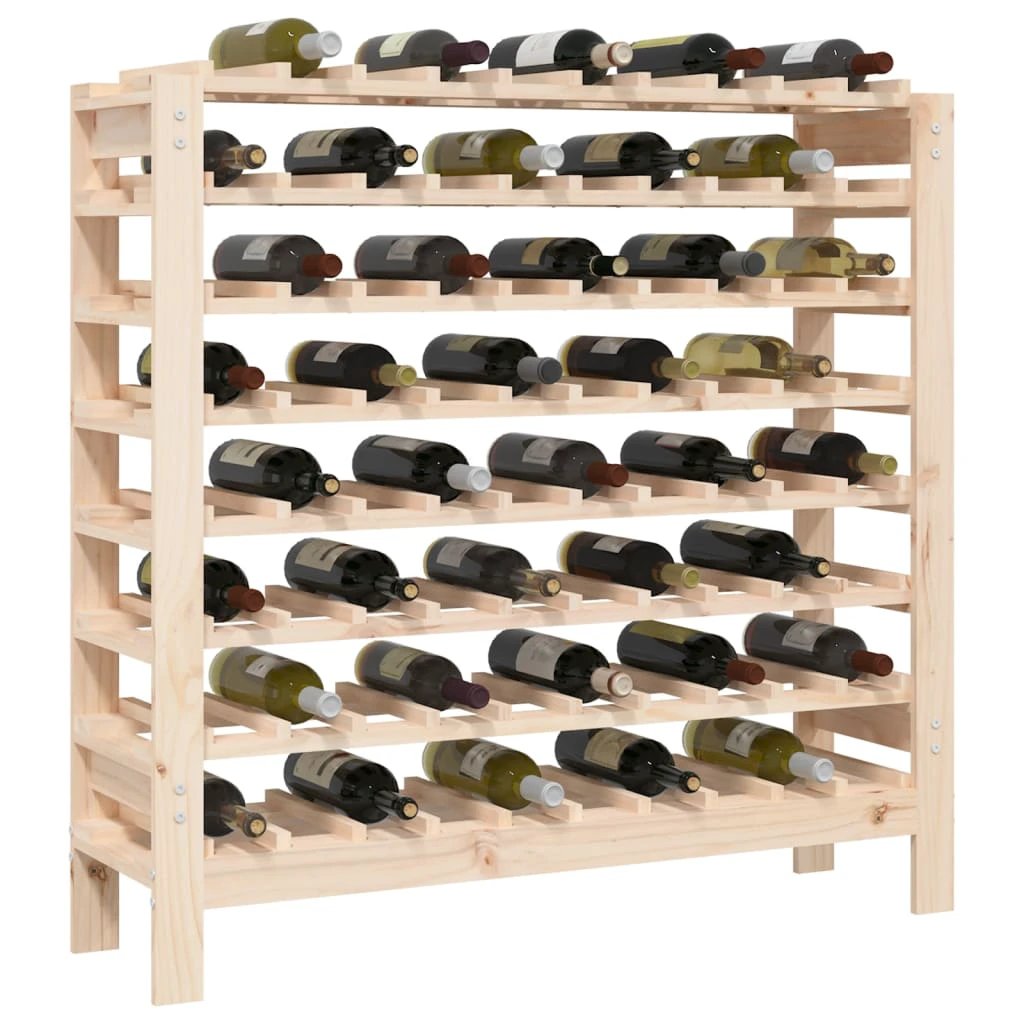 vidaXL Wine Rack 109.5x30x107.5 cm Solid Wood Pine by vidaXL
