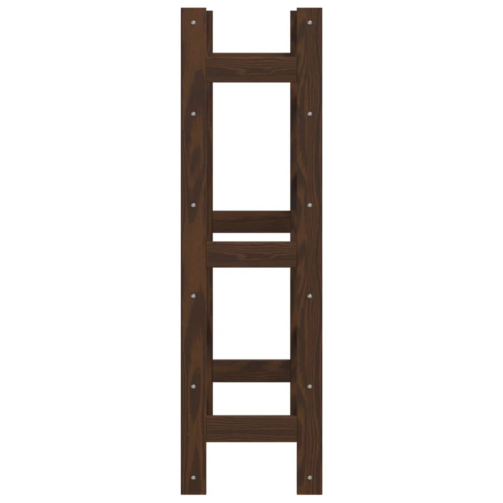 vidaXL Wine Rack for 12 Bottles Grey Solid Wood Pine by vidaXL