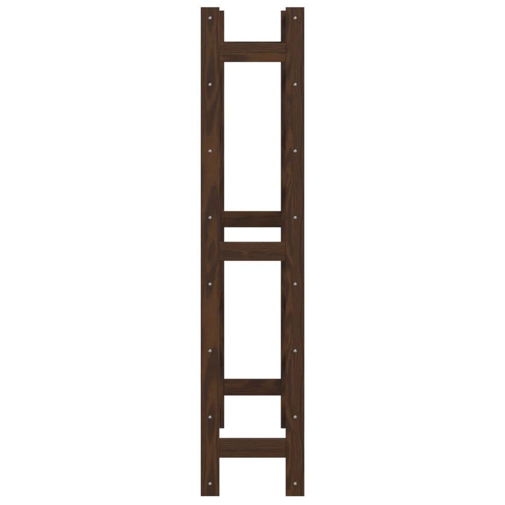 vidaXL vidaXL Wine Rack for 12 Bottles Grey Solid Wood Pine - Wine Rack