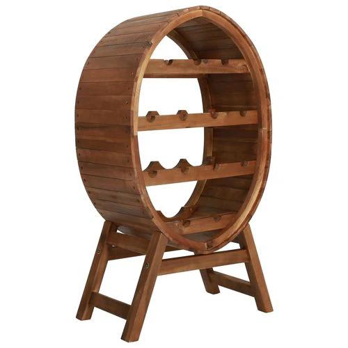 vidaXL Wine Rack 13 Bottles Solid Acacia Wood - Wine Rack