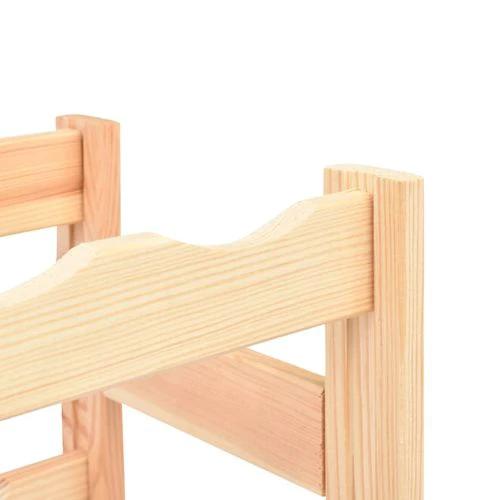 Wine Rack for 12 Bottles Pinewood by vidaXL