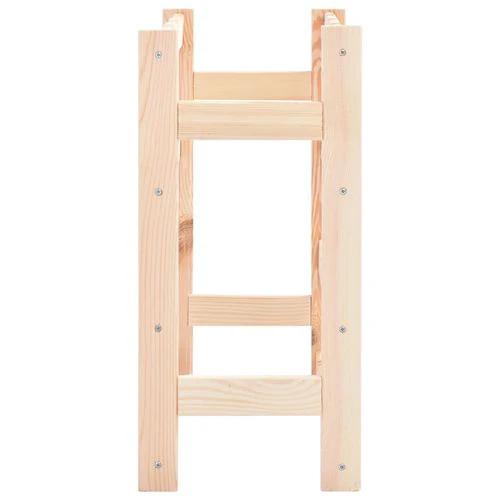 vidaXL Wine Rack for 16 Bottles Pinewood - Wine Rack