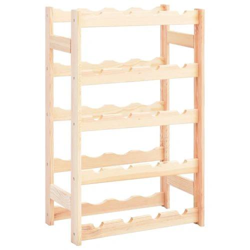 vidaXL Wine Rack for 20 Bottles Pinewood - Wine Rack