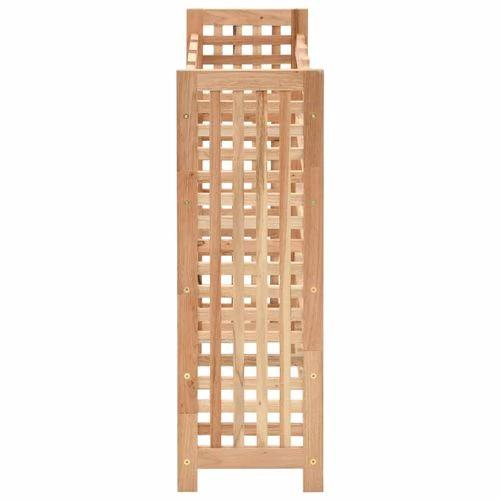 vidaXL Wine Rack for 25 Bottles Solid Walnut Wood 63x25x73 cm - Wine Rack