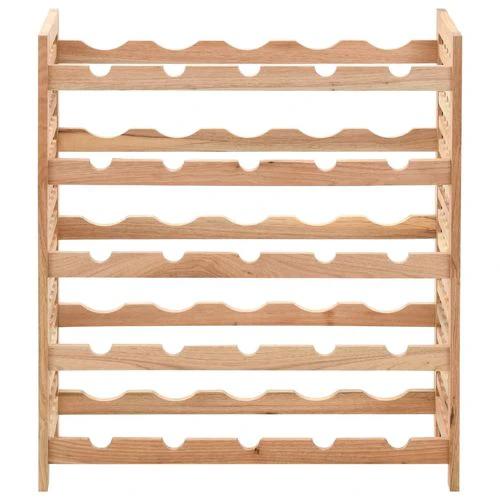 vidaXL Wine Rack for 25 Bottles Solid Walnut Wood 63x25x73 cm - Wine Rack