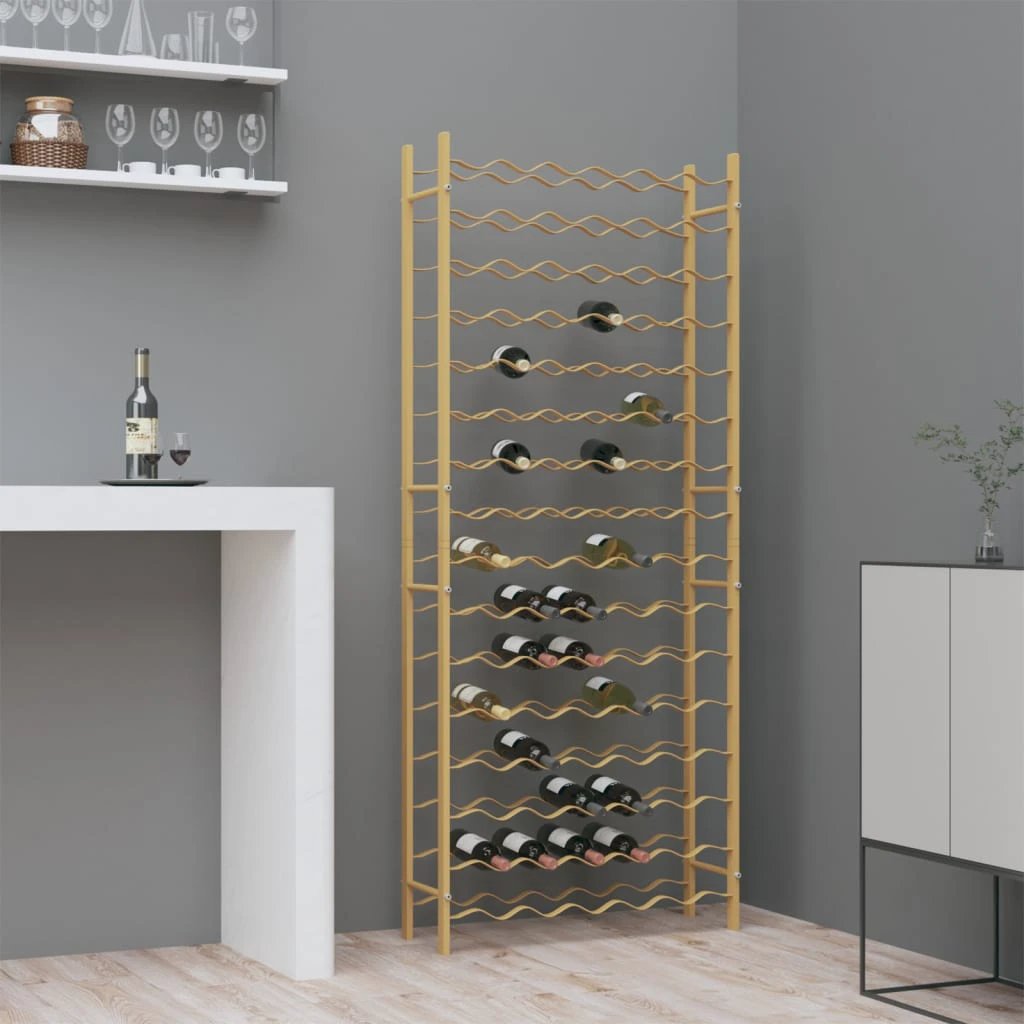 vidaXL Wine Rack for 48 Bottles White Metal by vidaXL
