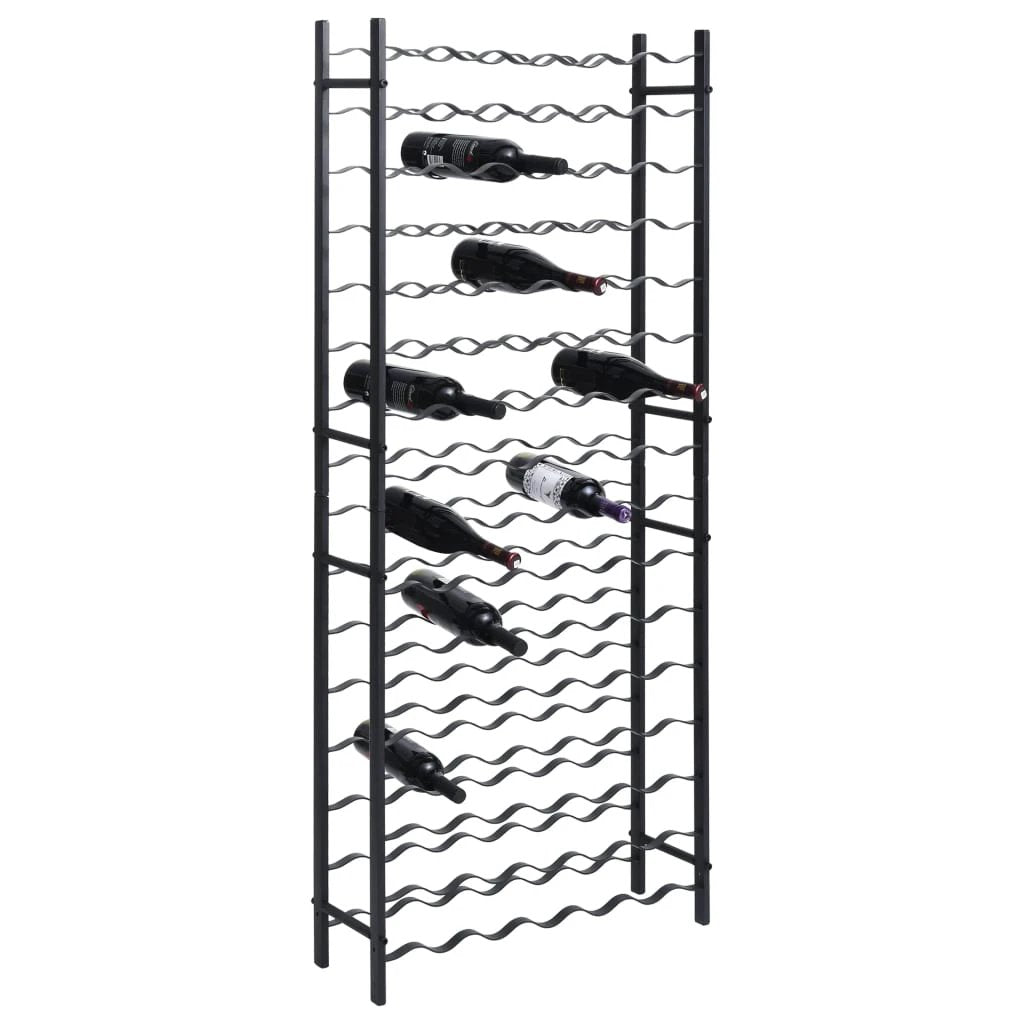 vidaXL Wine Rack for 48 Bottles White Metal - Wine Rack