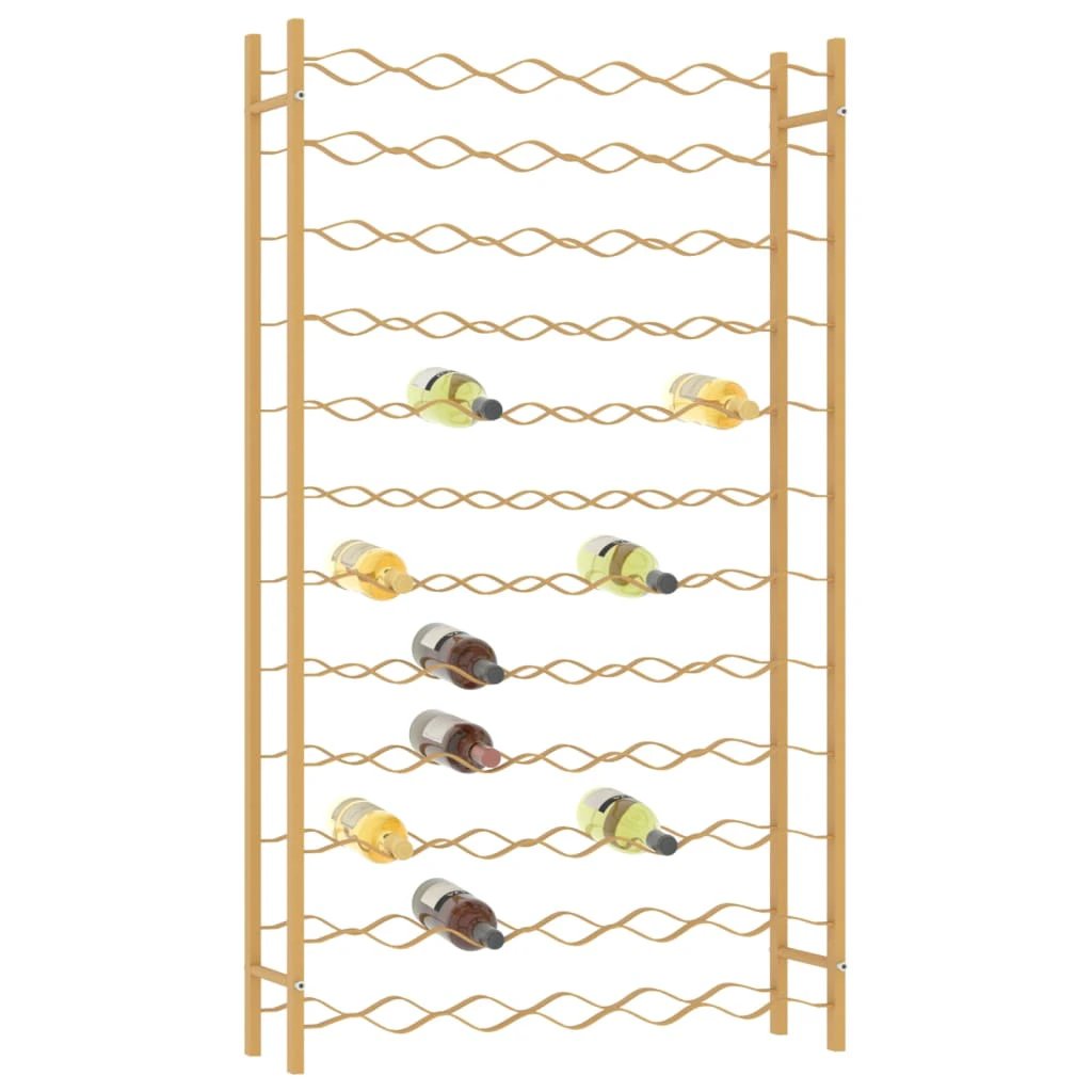 vidaXL Wine Rack for 48 Bottles White Metal by vidaXL