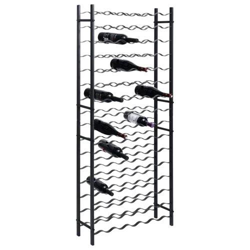 vidaXL Wine Rack for 48 Bottles White Metal by vidaXL