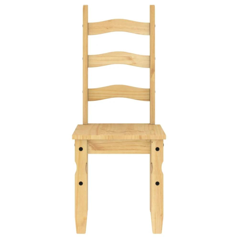 vidaXL Dining Chairs 2 pcs Corona 42x47x107 cm Solid Wood Pine by vidaXL