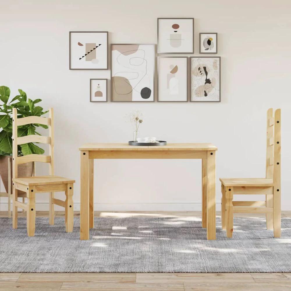 vidaXL Dining Chairs 2 pcs Corona 42x47x107 cm Solid Wood Pine by vidaXL