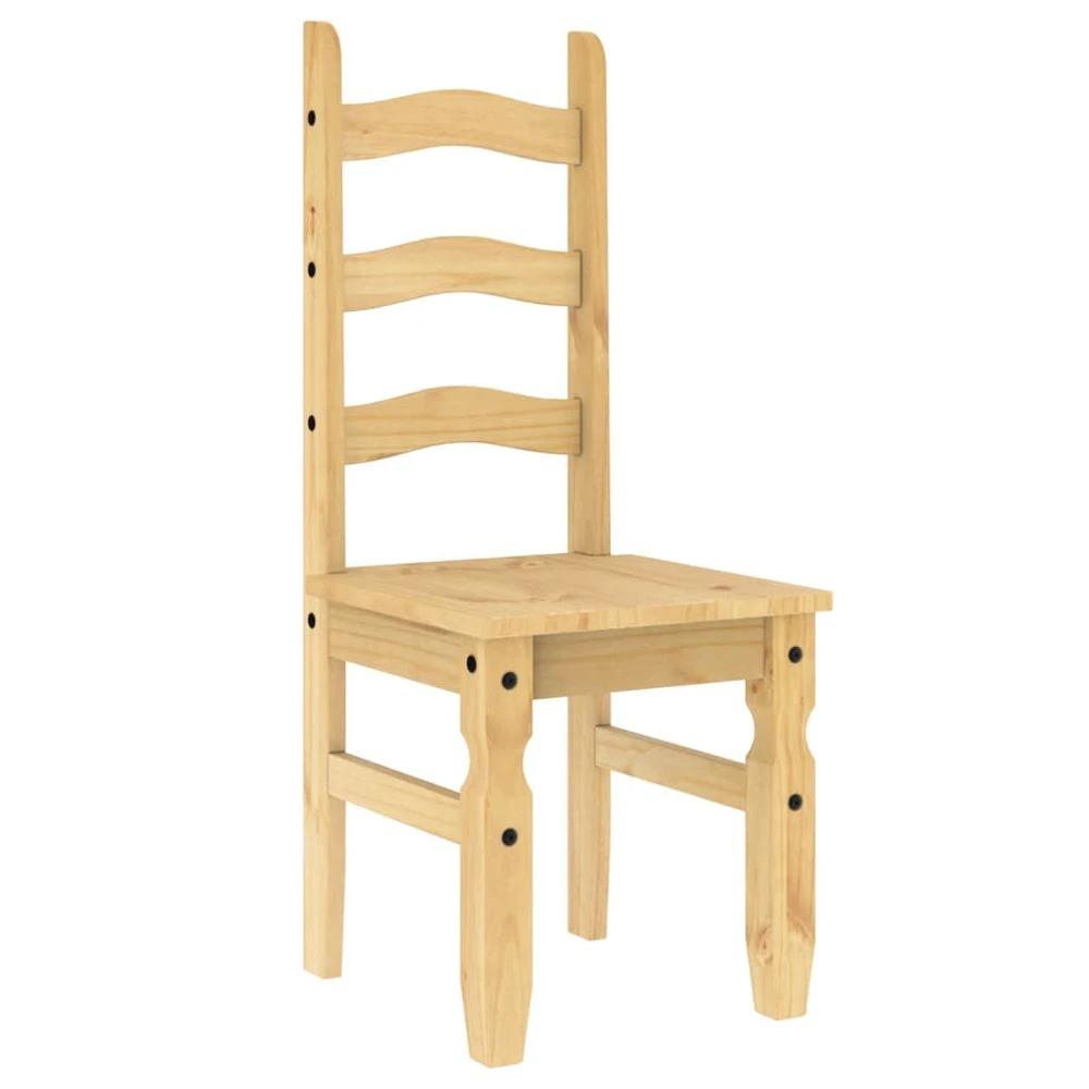 vidaXL Dining Chairs 2 pcs Corona 42x47x107 cm Solid Wood Pine by vidaXL