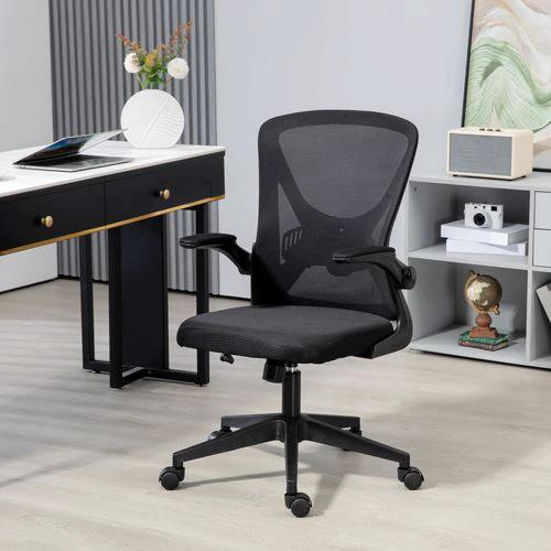 Vinsetto Mesh Office Chair Computer Chair with Lumbar Support, Swivel Wheels by Vinsetto
