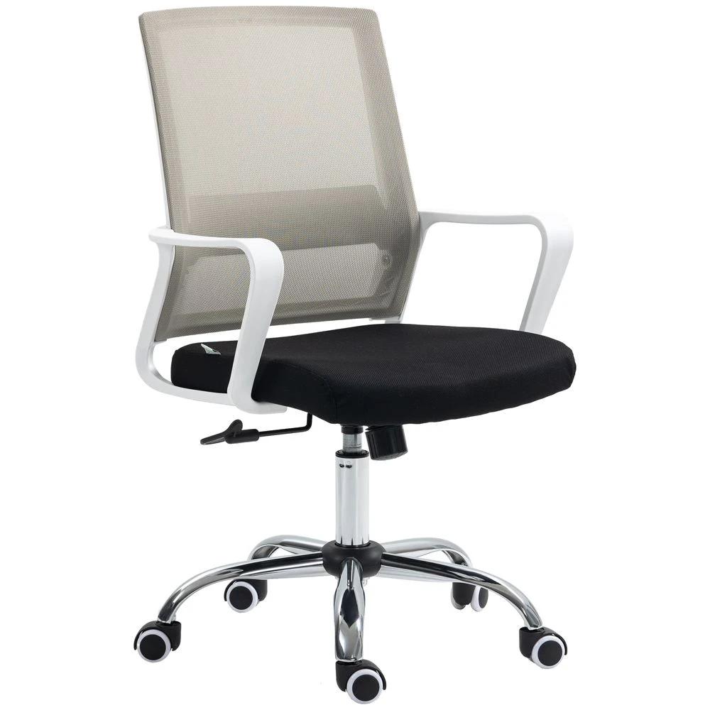 Vinsetto Vinsetto Mesh Office Chair Desk Chair w/ Swivel Seat Adjustable Height Black - Office Chair