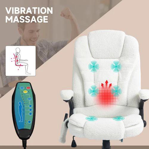 Vinsetto Vinsetto Office Chair w/ Heating Massage Points Relaxing Reclining - Office Chair