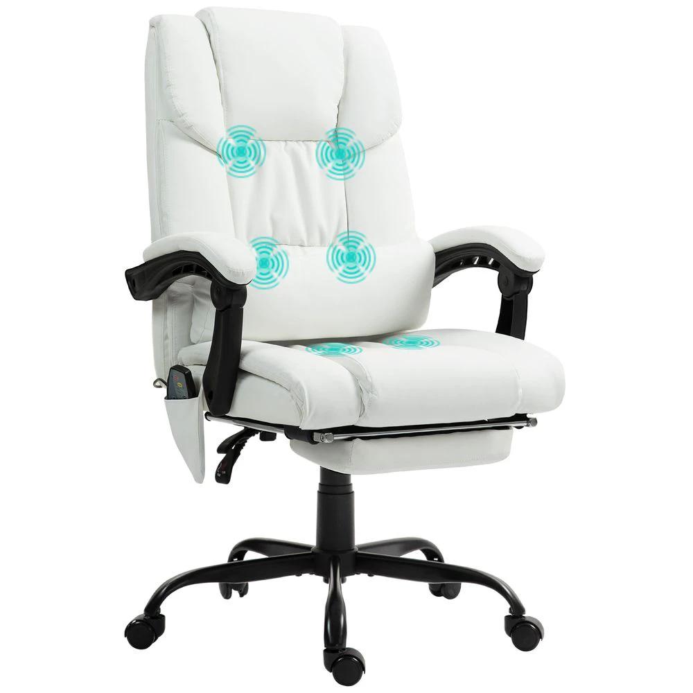 Vinsetto PU Massage Office Chair Height Adjustable Computer Chair by Vinsetto