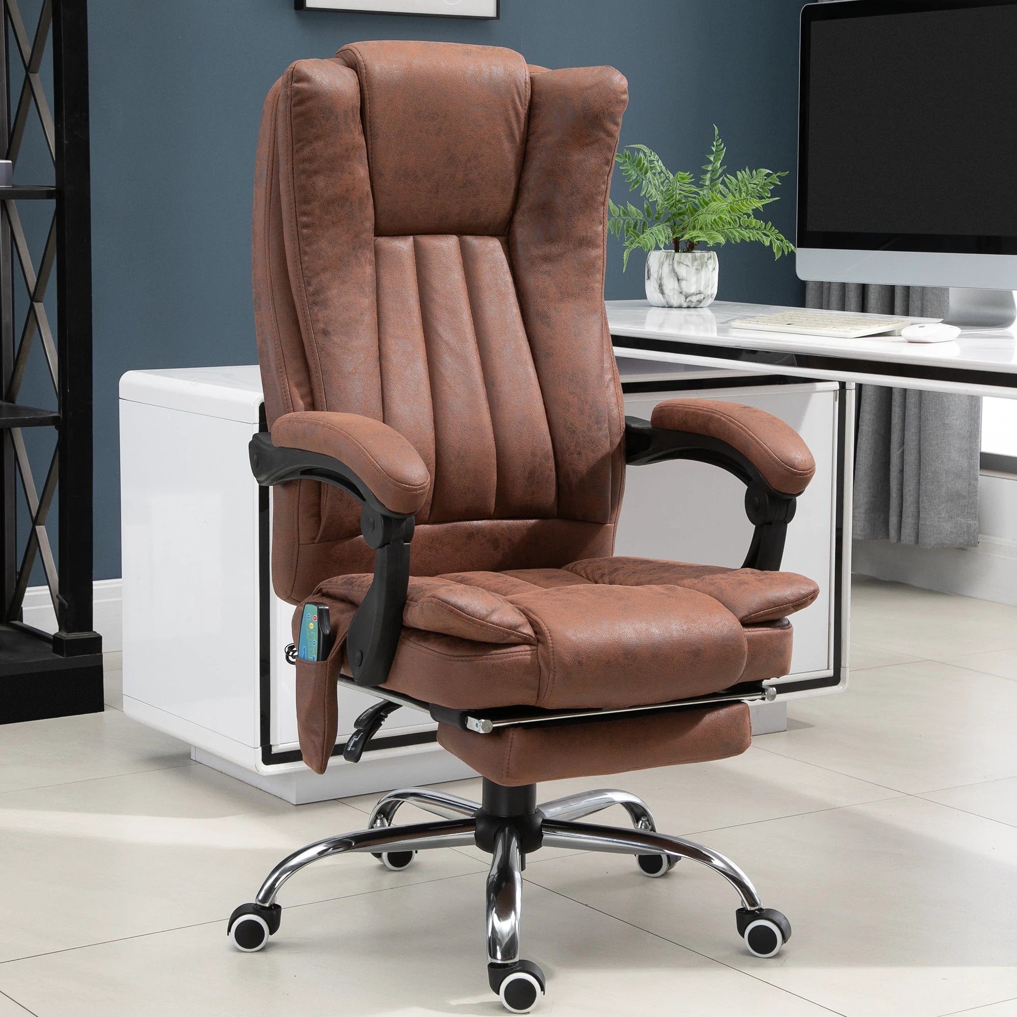 Vinsetto Vinsetto High Back Office Chair with Vibration Massage and Heat - Office Chair